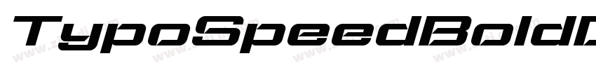 TypoSpeedBoldDemo It字体转换